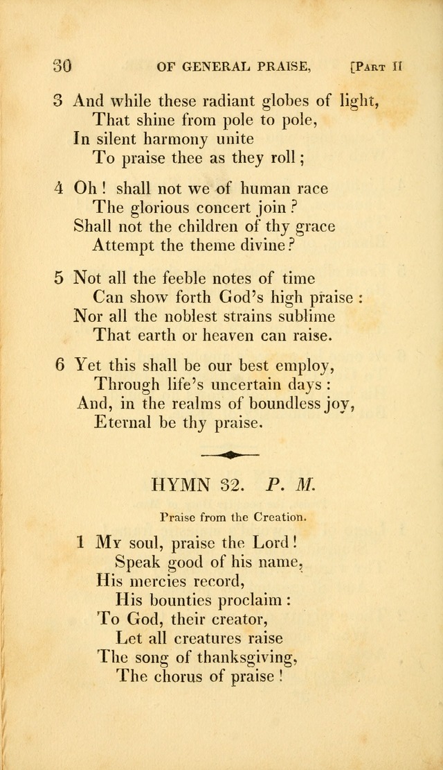 A Selection of Hymns and Psalms: for social and private worship (3rd ed. corr.) page 30