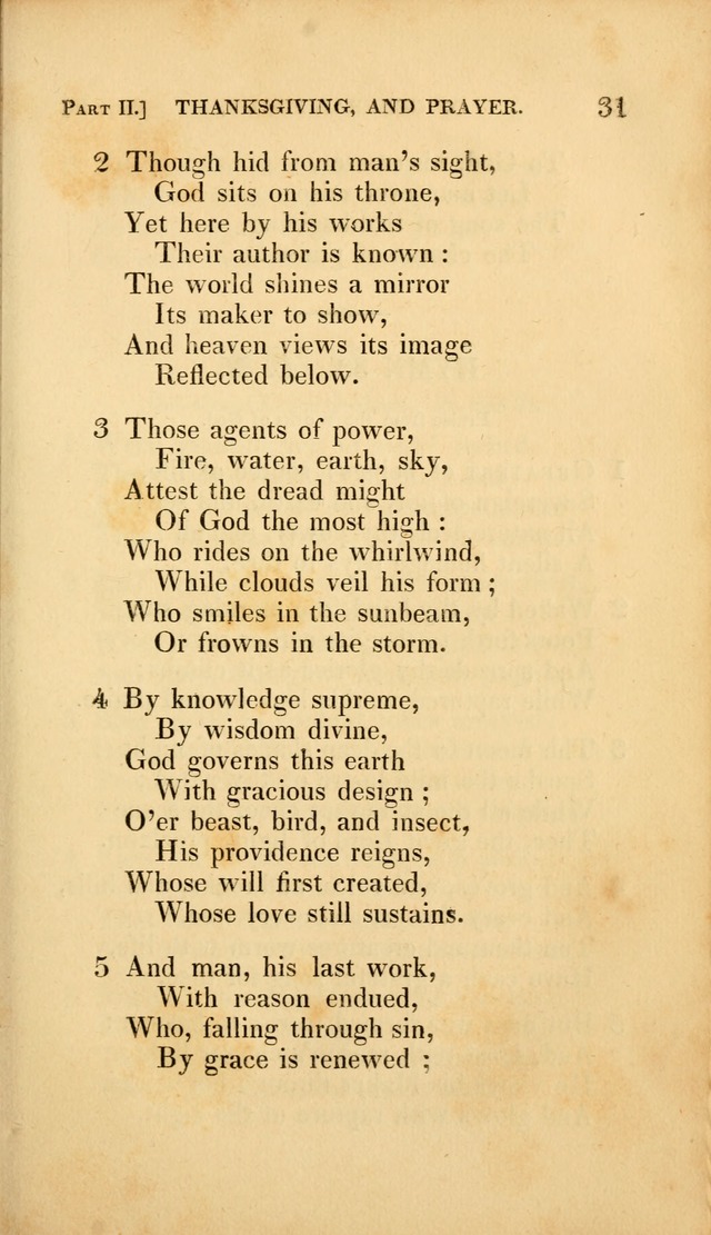 A Selection of Hymns and Psalms: for social and private worship (3rd ed. corr.) page 31