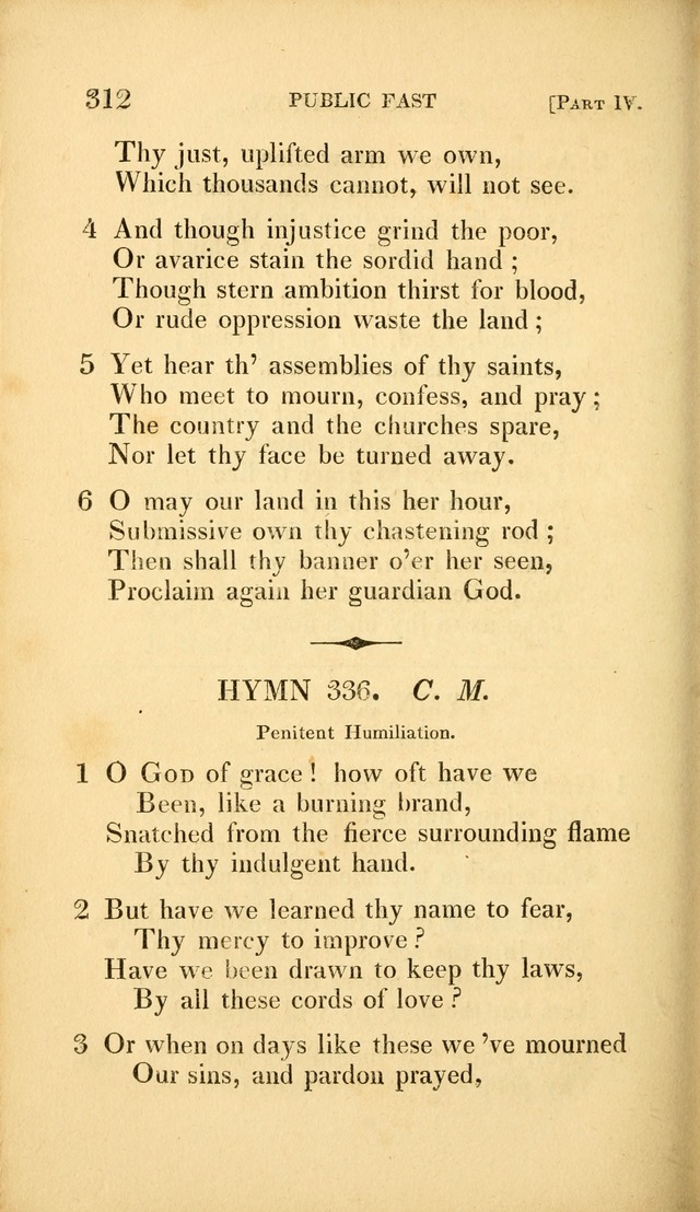 A Selection of Hymns and Psalms: for social and private worship (3rd ed. corr.) page 324