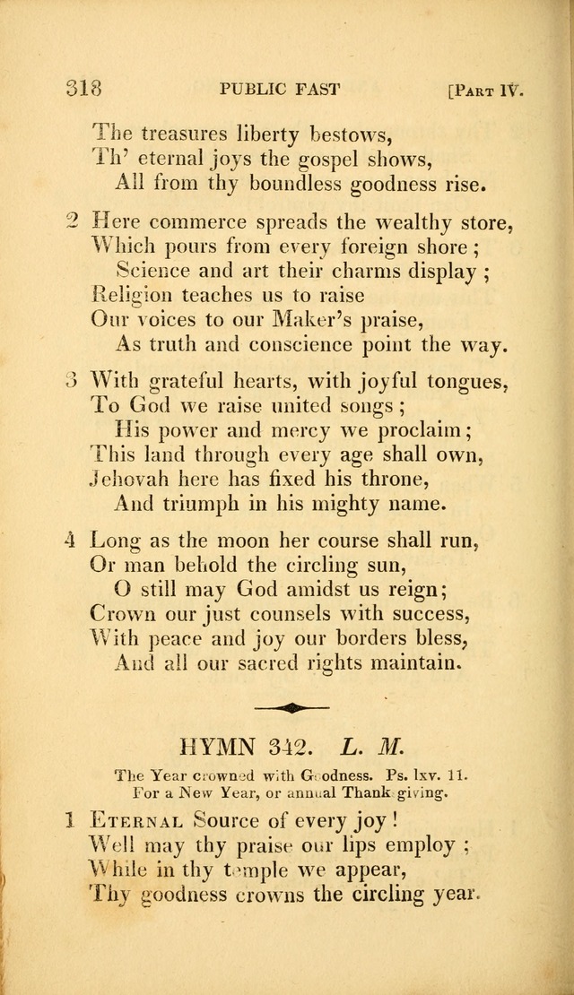 A Selection of Hymns and Psalms: for social and private worship (3rd ed. corr.) page 330