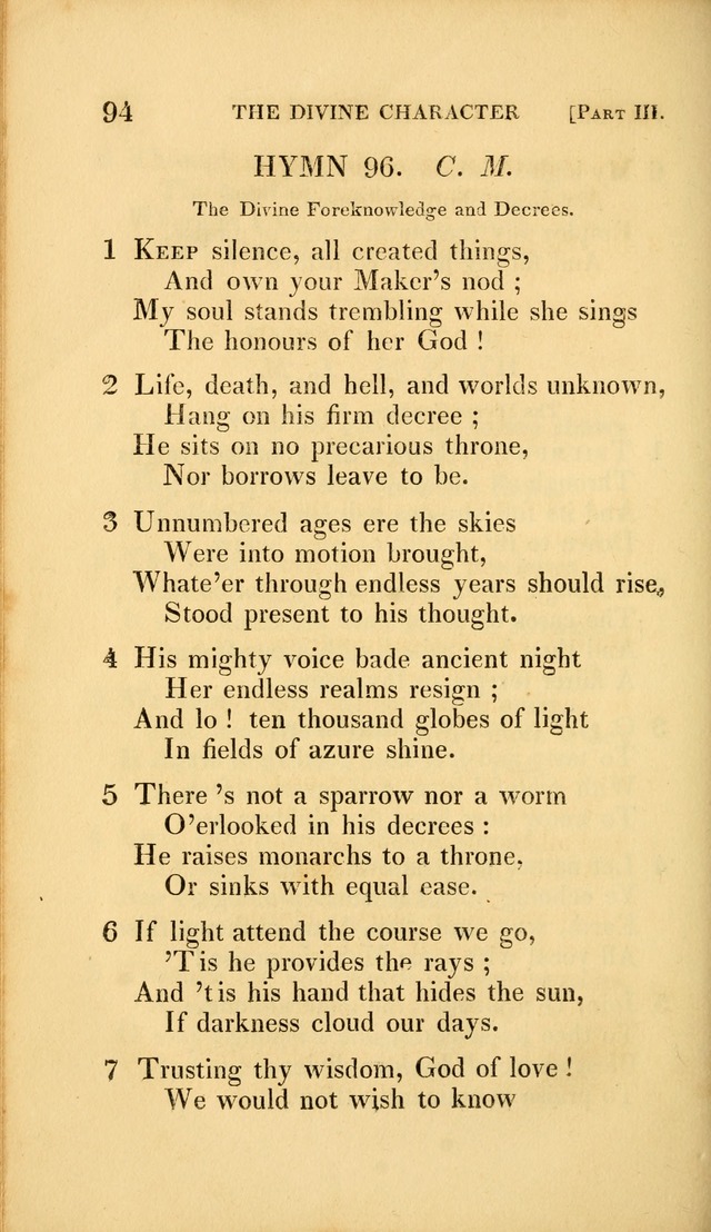 A Selection of Hymns and Psalms: for social and private worship (3rd ed. corr.) page 94