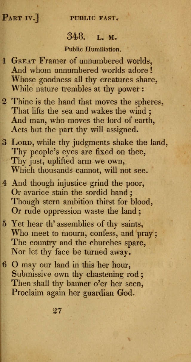 A Selection of Hymns and Psalms for Social and Private Worship (6th ed.) page 295