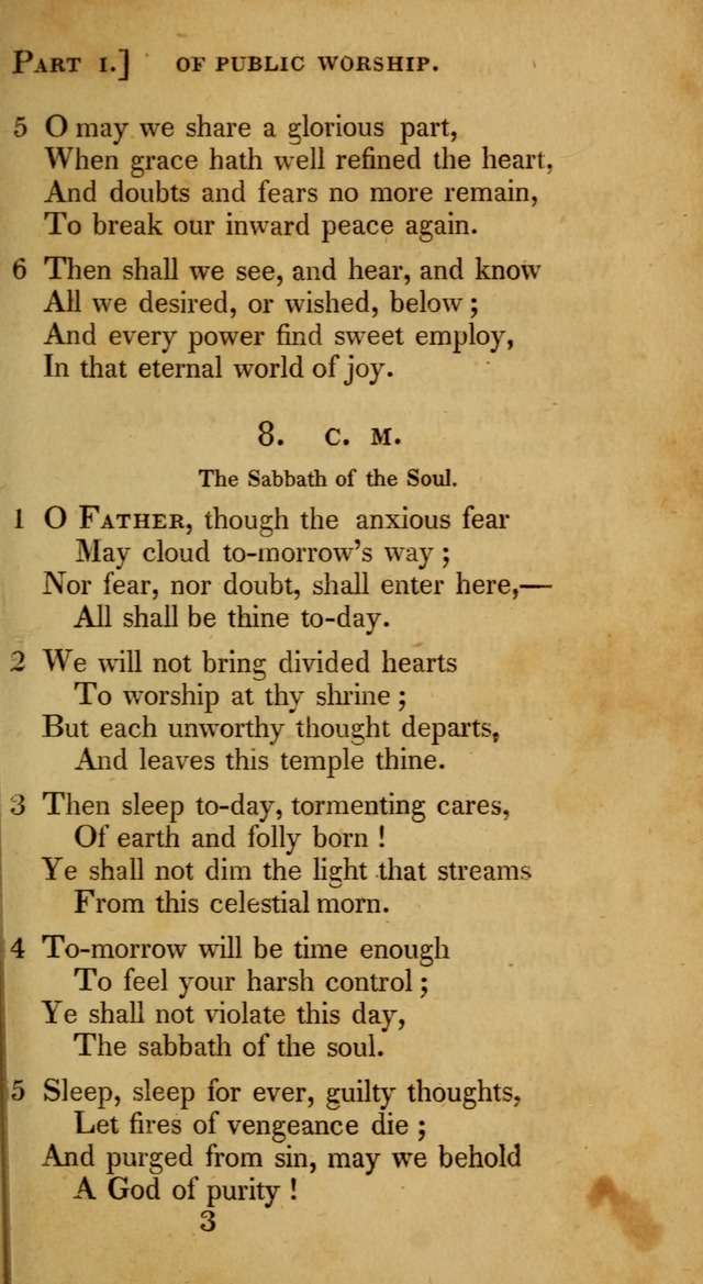 A Selection of Hymns and Psalms for Social and Private Worship (6th ed.) page 7