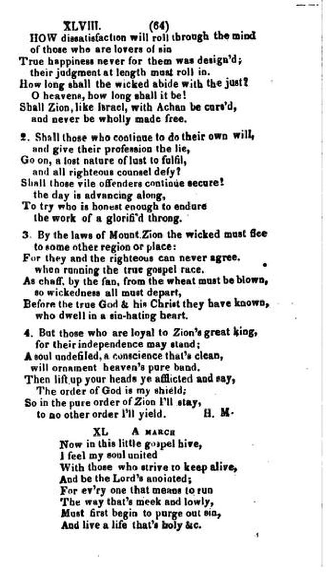 A Selection of Hymns and Poems, for the Use of Believers, Collected from Sundry Authors page 65