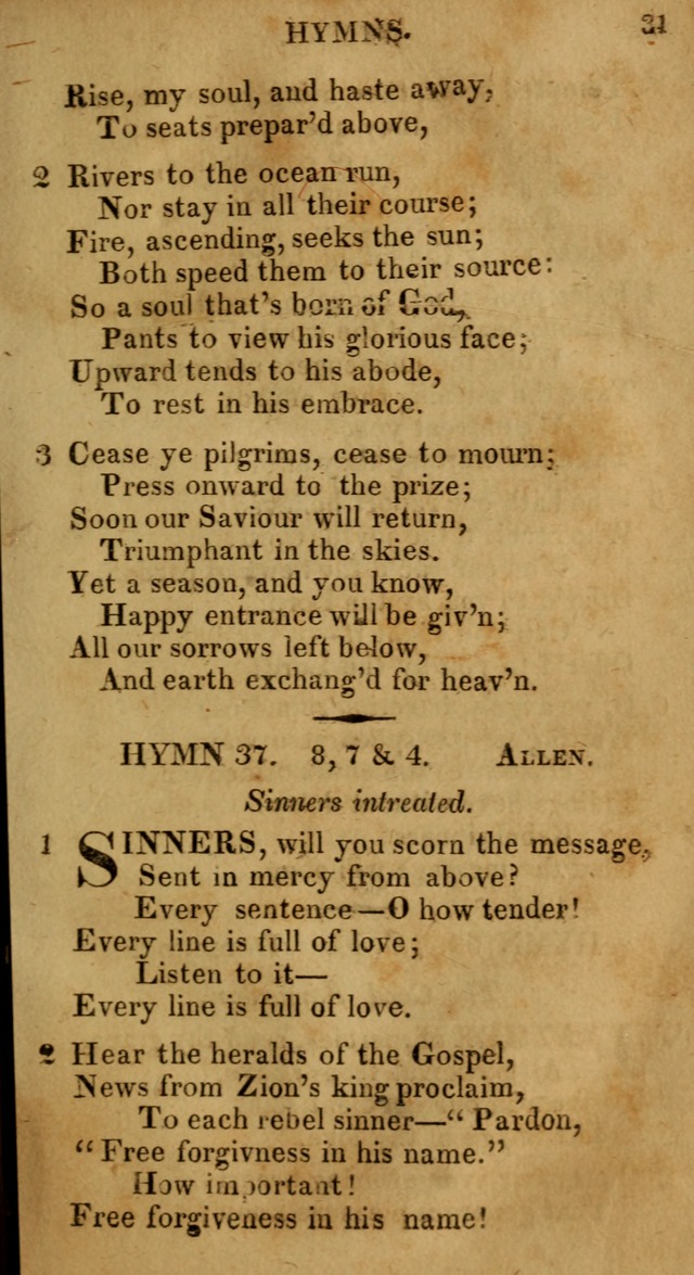 Selection of Hymns, for Public Worship designed to be used with Watts