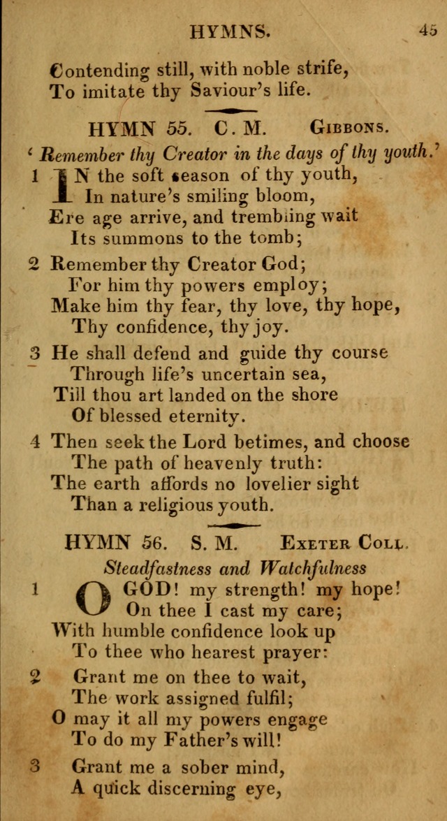 Selection of Hymns, for Public Worship designed to be used with Watts