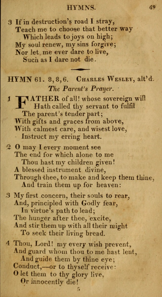 Selection of Hymns, for Public Worship designed to be used with Watts