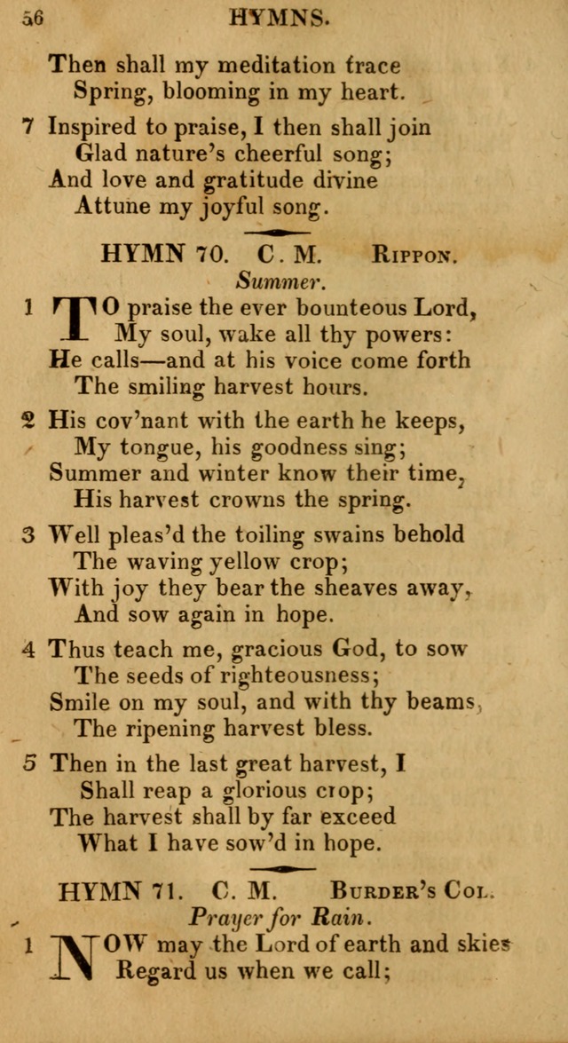 Selection of Hymns, for Public Worship designed to be used with Watts