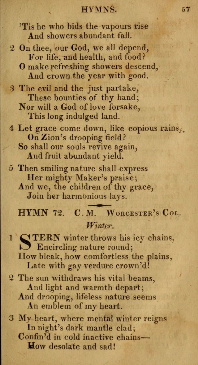 Selection of Hymns, for Public Worship designed to be used with Watts