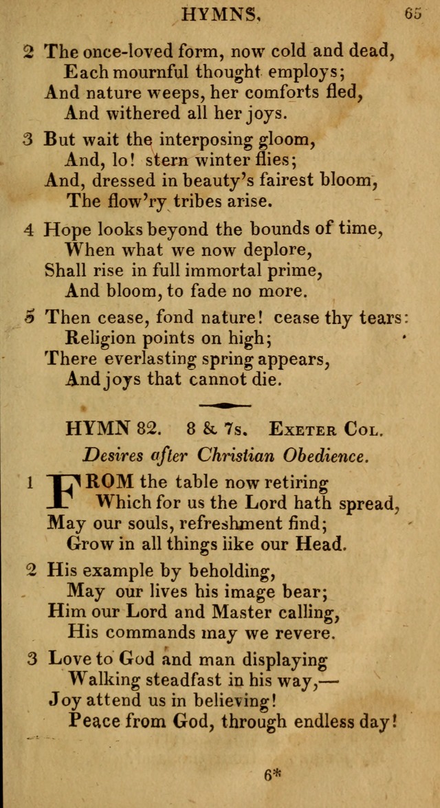 Selection of Hymns, for Public Worship designed to be used with Watts