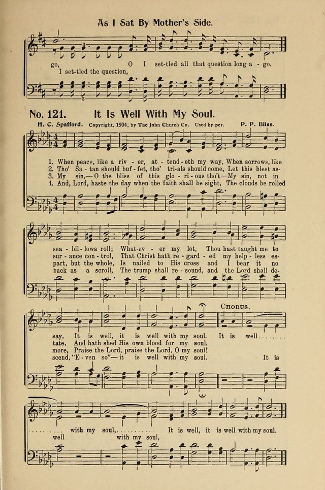 Songs of Help: for the Sunday school, evangelistic and church services page 121