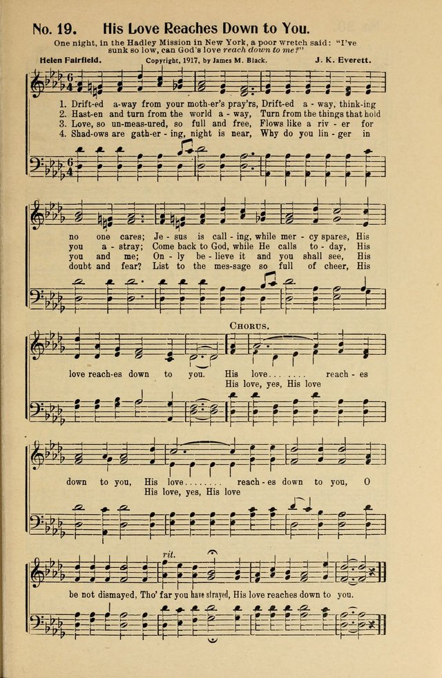 Songs of Help: for the Sunday school, evangelistic and church services page 19