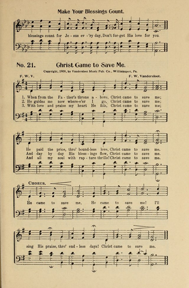 Songs of Help: for the Sunday school, evangelistic and church services page 21