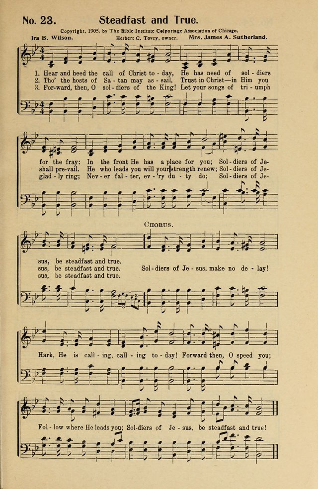 Songs of Help: for the Sunday school, evangelistic and church services page 23