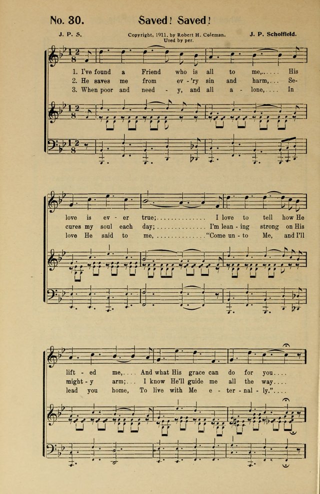 Songs of Help: for the Sunday school, evangelistic and church services page 30