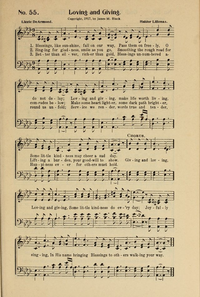 Songs of Help: for the Sunday school, evangelistic and church services page 55