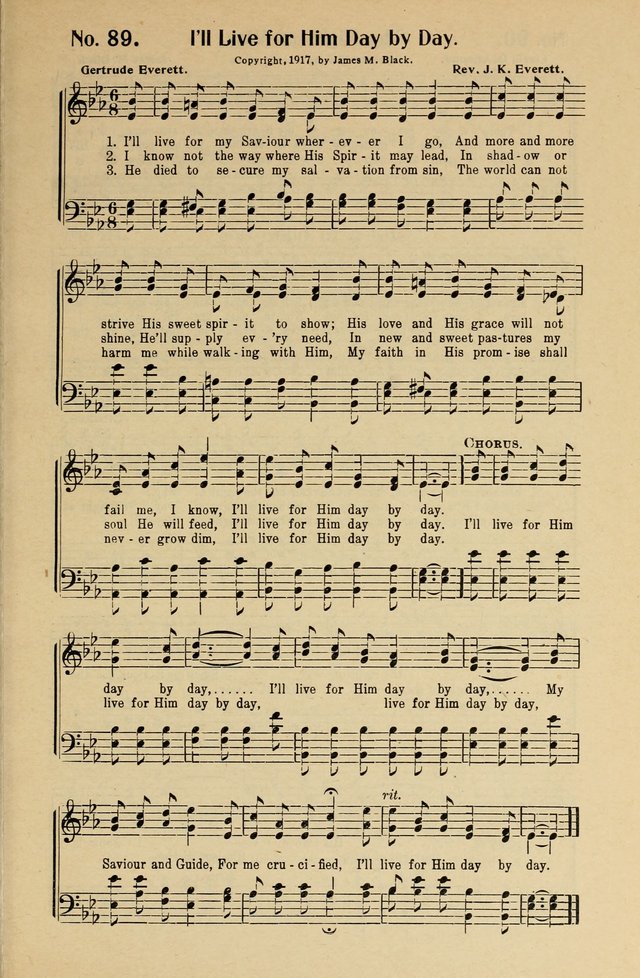 Songs of Help: for the Sunday school, evangelistic and church services page 89