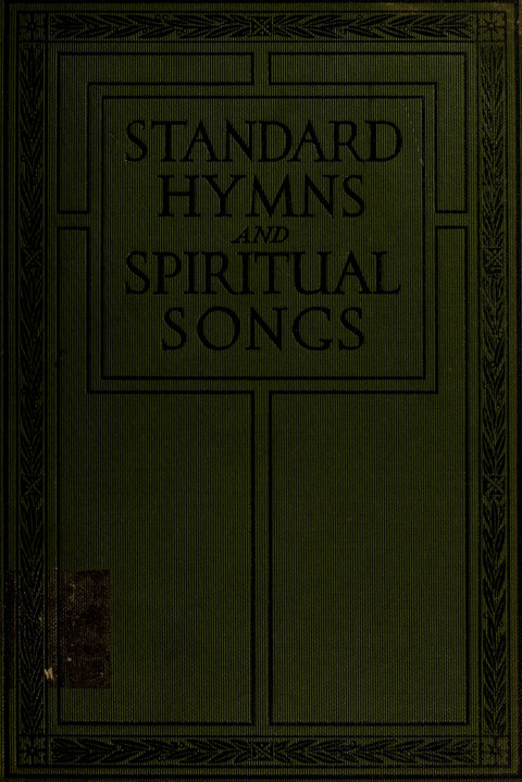 Standard Hymns and Spiritual Songs page cover