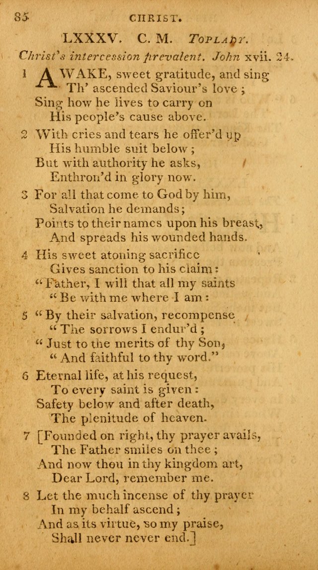 A Selection of Hymns and Spiritual Songs: designed (especially the former part) for the use of congregations as an appendix to Dr. Watt