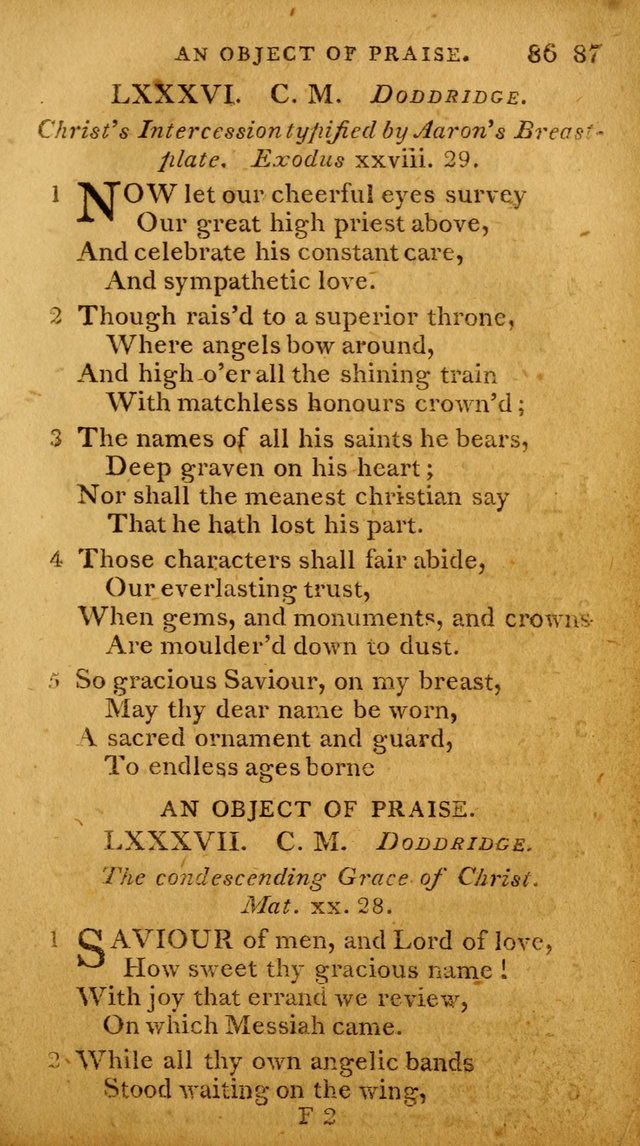 A Selection of Hymns and Spiritual Songs: designed (especially the former part) for the use of congregations as an appendix to Dr. Watt