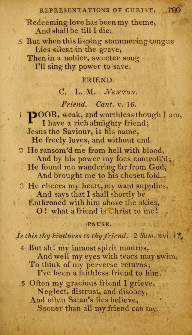 A Selection of Hymns and Spiritual Songs: designed (especially the former part) for the use of congregations as an appendix to Dr. Watt