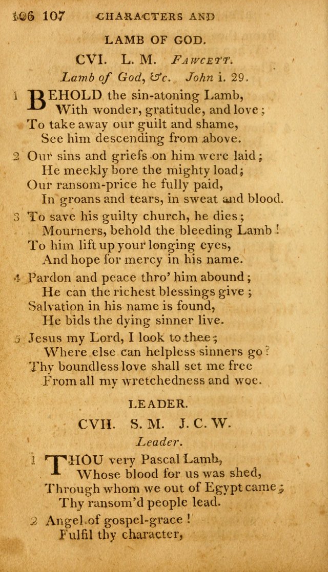 A Selection of Hymns and Spiritual Songs: designed (especially the former part) for the use of congregations as an appendix to Dr. Watt