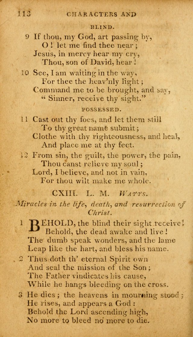 A Selection of Hymns and Spiritual Songs: designed (especially the former part) for the use of congregations as an appendix to Dr. Watt