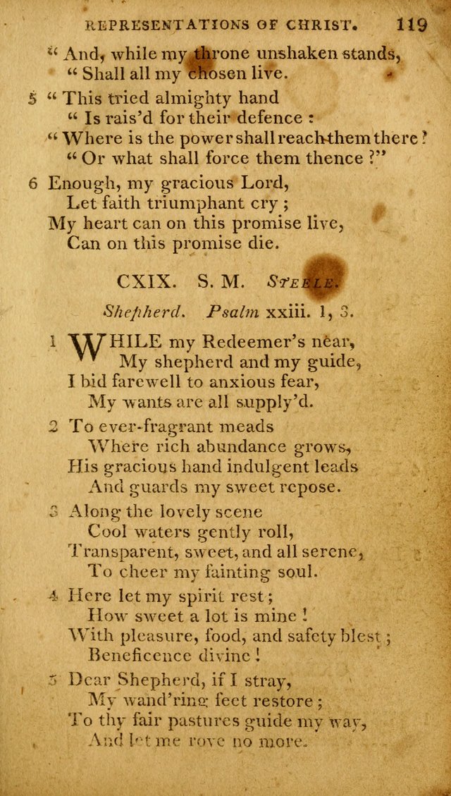 A Selection of Hymns and Spiritual Songs: designed (especially the former part) for the use of congregations as an appendix to Dr. Watt