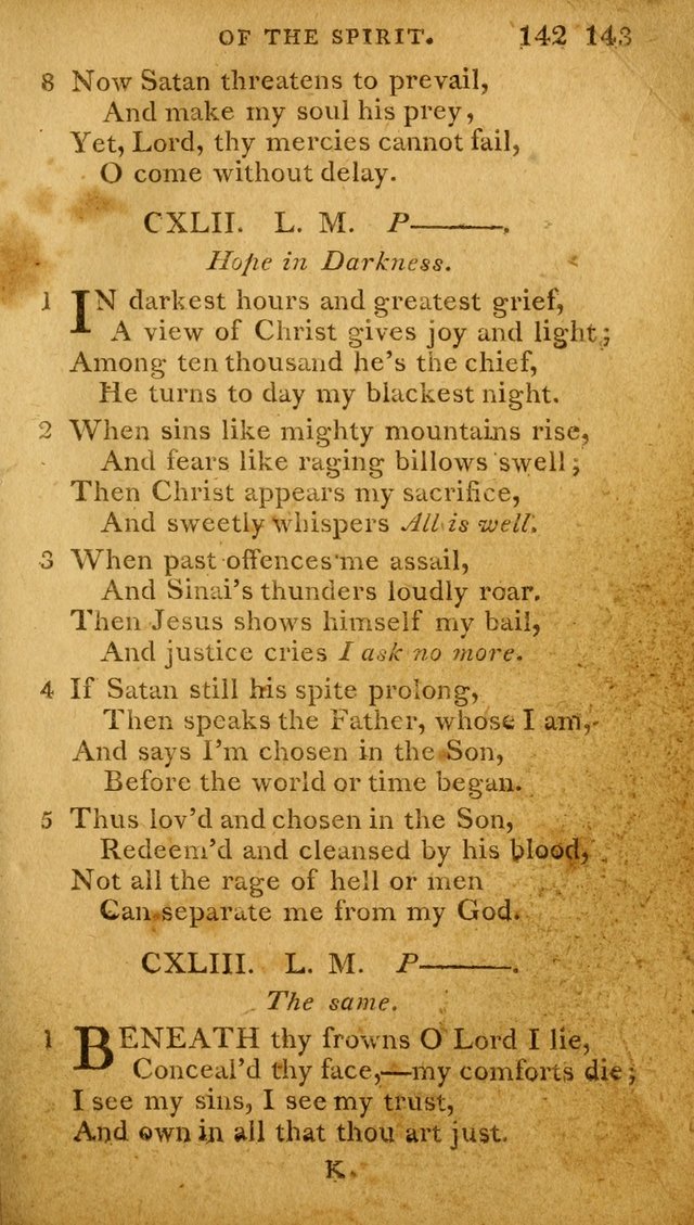 A Selection of Hymns and Spiritual Songs: designed (especially the former part) for the use of congregations as an appendix to Dr. Watt