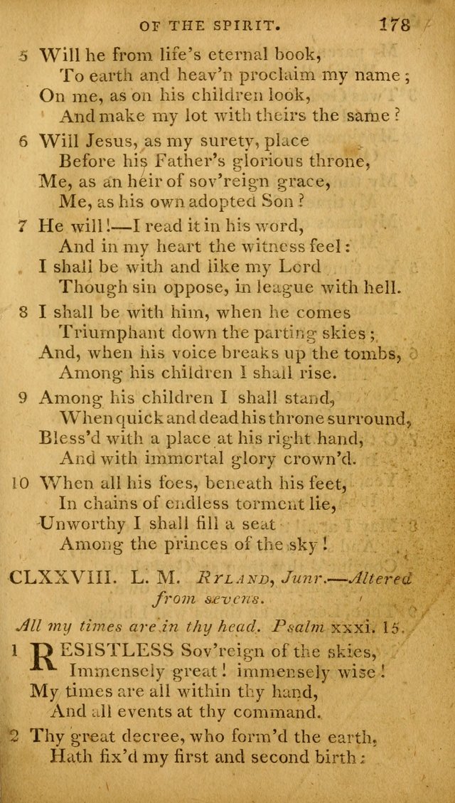 A Selection of Hymns and Spiritual Songs: designed (especially the former part) for the use of congregations as an appendix to Dr. Watt