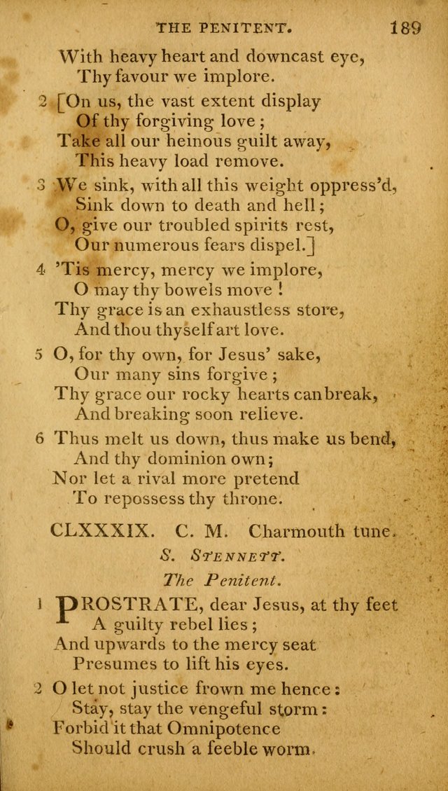 A Selection of Hymns and Spiritual Songs: designed (especially the former part) for the use of congregations as an appendix to Dr. Watt