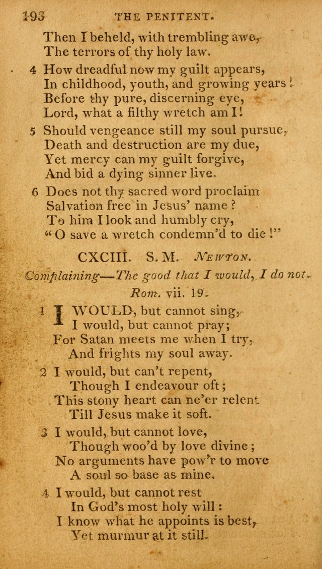 A Selection of Hymns and Spiritual Songs: designed (especially the former part) for the use of congregations as an appendix to Dr. Watt