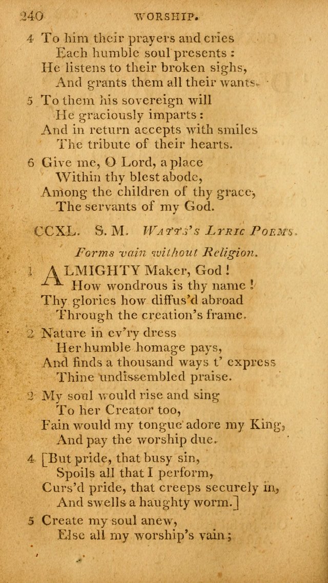 A Selection of Hymns and Spiritual Songs: designed (especially the former part) for the use of congregations as an appendix to Dr. Watt