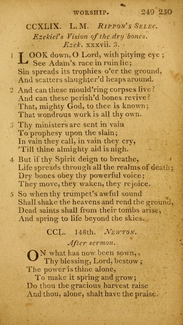 A Selection of Hymns and Spiritual Songs: designed (especially the former part) for the use of congregations as an appendix to Dr. Watt