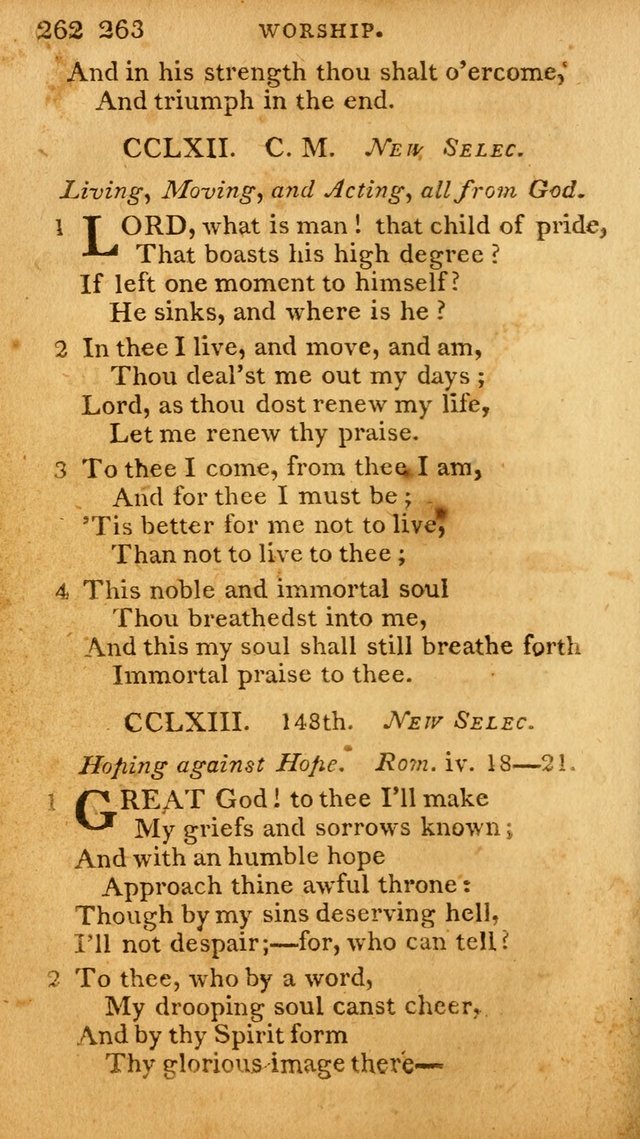 A Selection of Hymns and Spiritual Songs: designed (especially the former part) for the use of congregations as an appendix to Dr. Watt