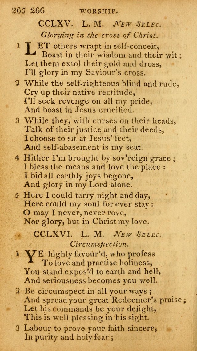 A Selection of Hymns and Spiritual Songs: designed (especially the former part) for the use of congregations as an appendix to Dr. Watt