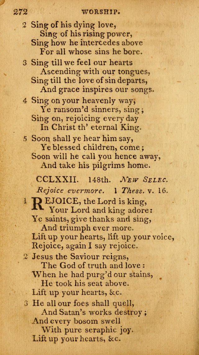 A Selection of Hymns and Spiritual Songs: designed (especially the former part) for the use of congregations as an appendix to Dr. Watt