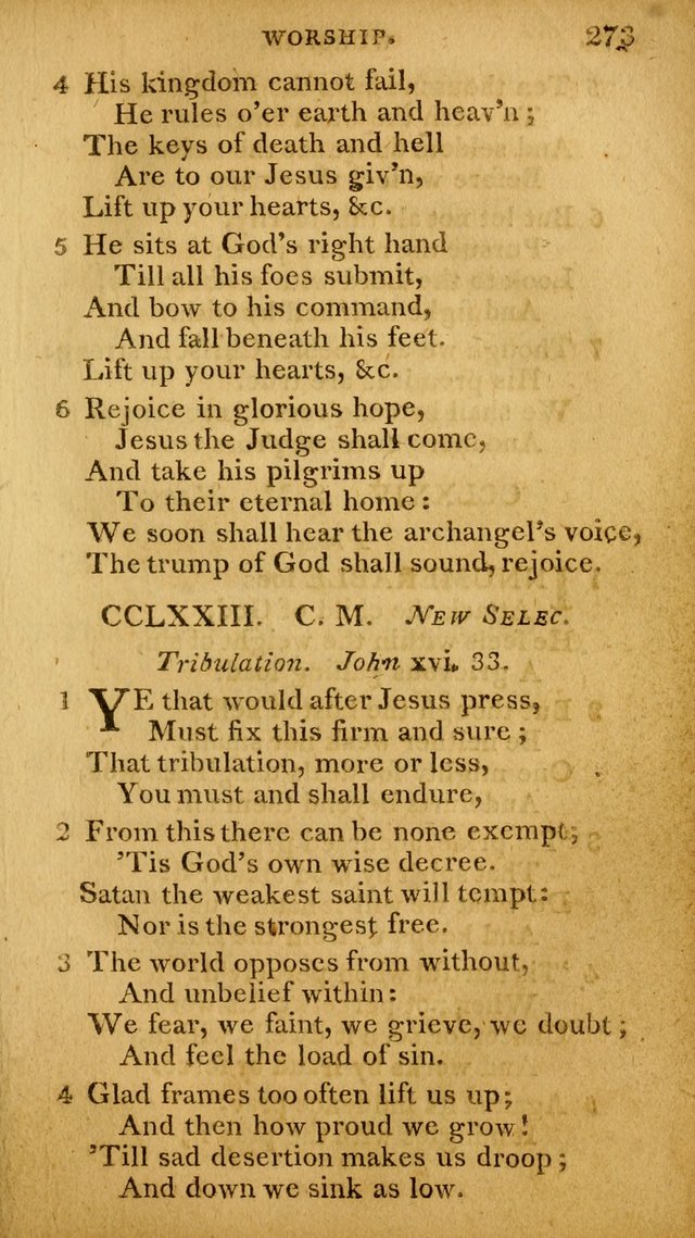 A Selection of Hymns and Spiritual Songs: designed (especially the former part) for the use of congregations as an appendix to Dr. Watt