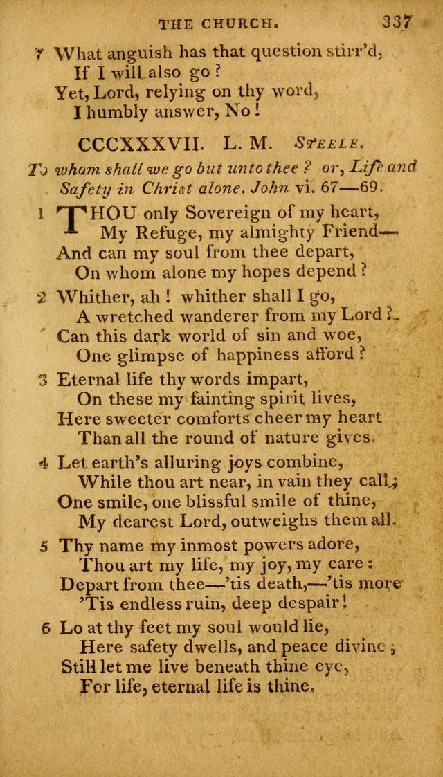 A Selection of Hymns and Spiritual Songs: designed (especially the former part) for the use of congregations as an appendix to Dr. Watt