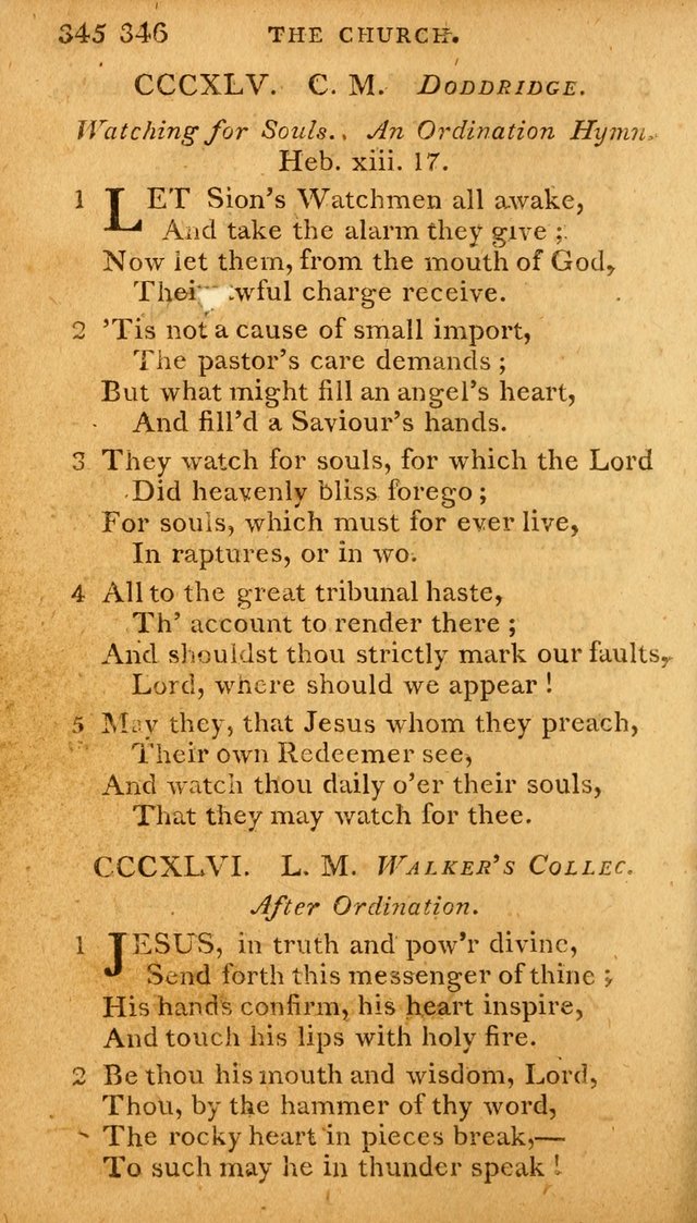 A Selection of Hymns and Spiritual Songs: designed (especially the former part) for the use of congregations as an appendix to Dr. Watt