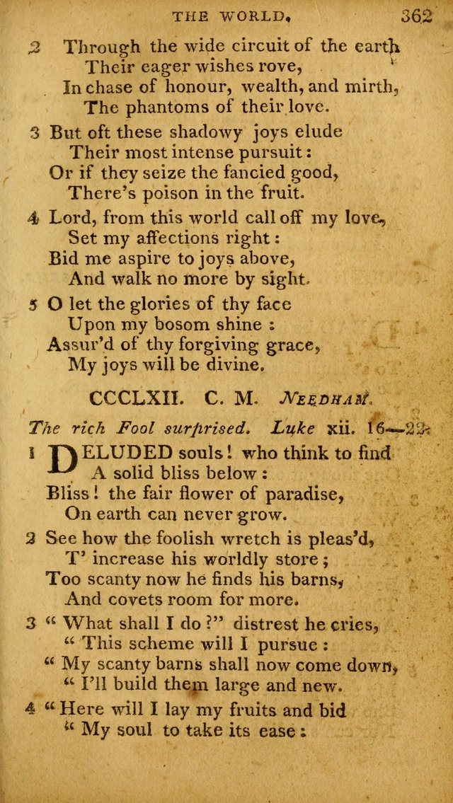 A Selection of Hymns and Spiritual Songs: designed (especially the former part) for the use of congregations as an appendix to Dr. Watt