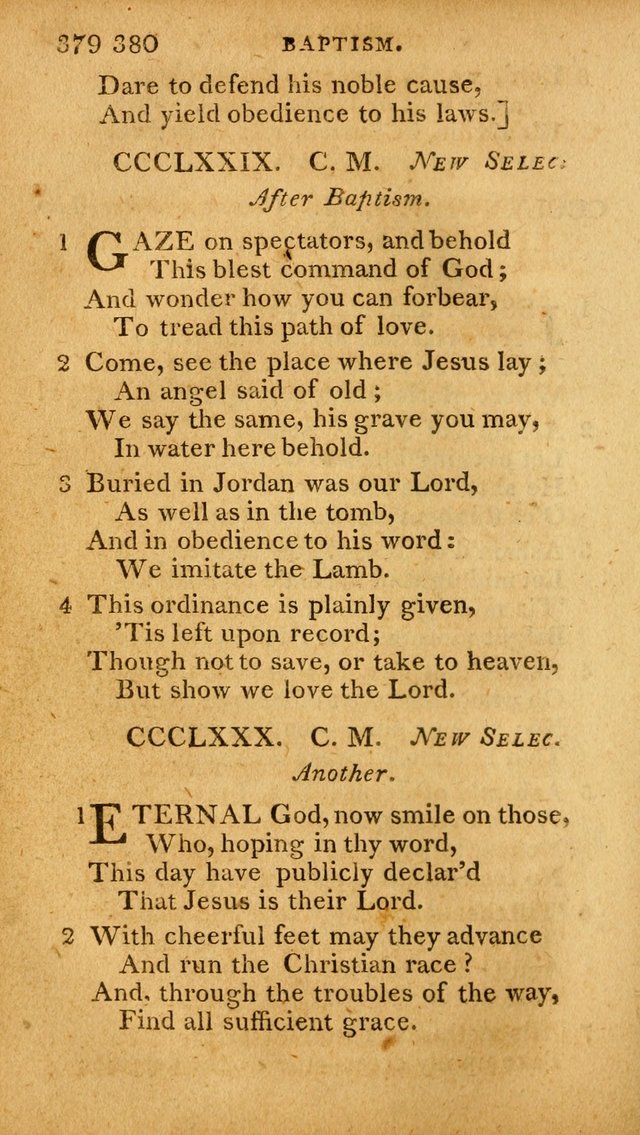 A Selection of Hymns and Spiritual Songs: designed (especially the former part) for the use of congregations as an appendix to Dr. Watt