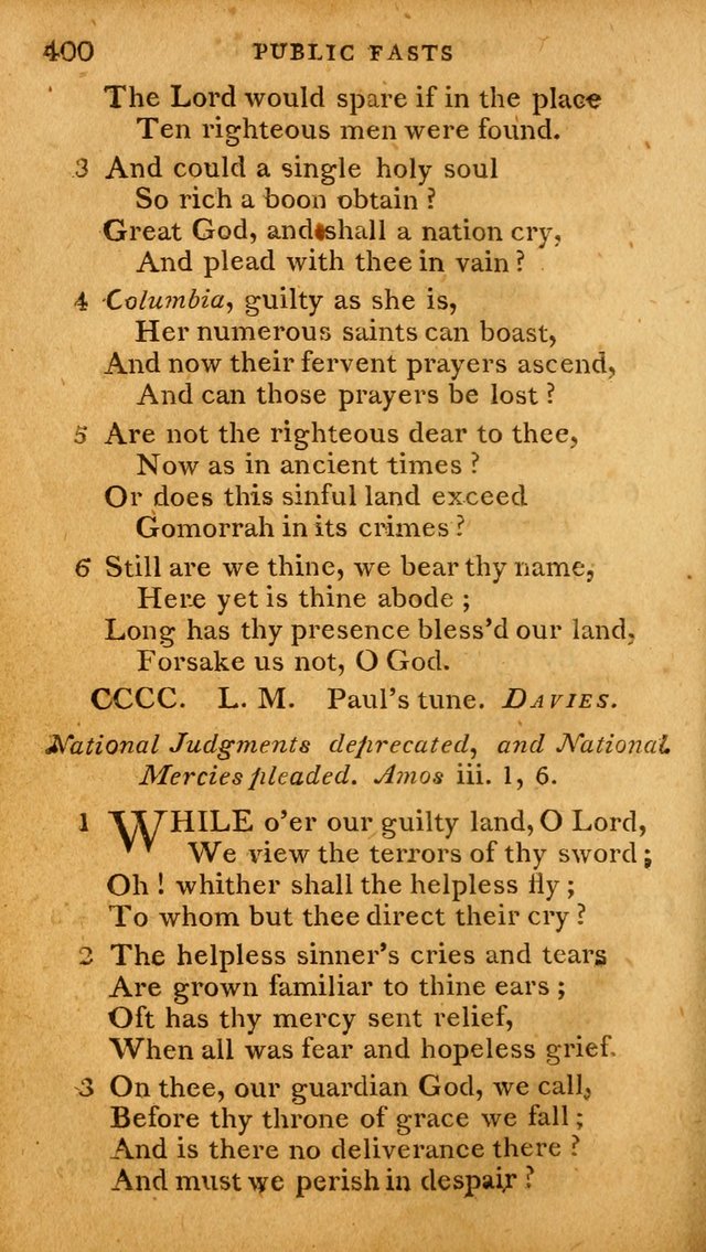 A Selection of Hymns and Spiritual Songs: designed (especially the former part) for the use of congregations as an appendix to Dr. Watt