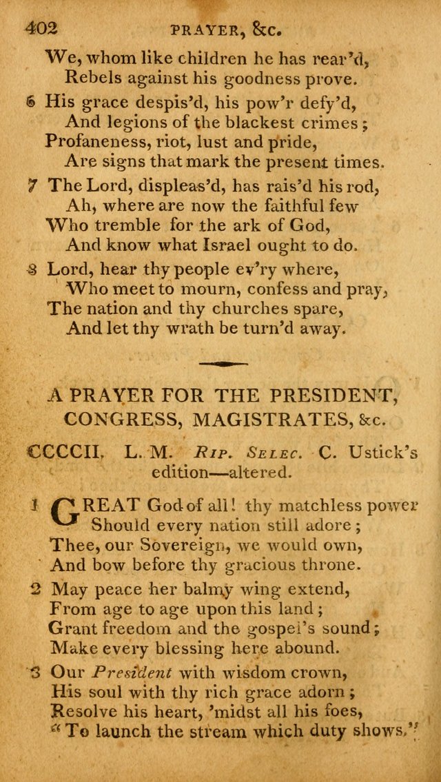 A Selection of Hymns and Spiritual Songs: designed (especially the former part) for the use of congregations as an appendix to Dr. Watt