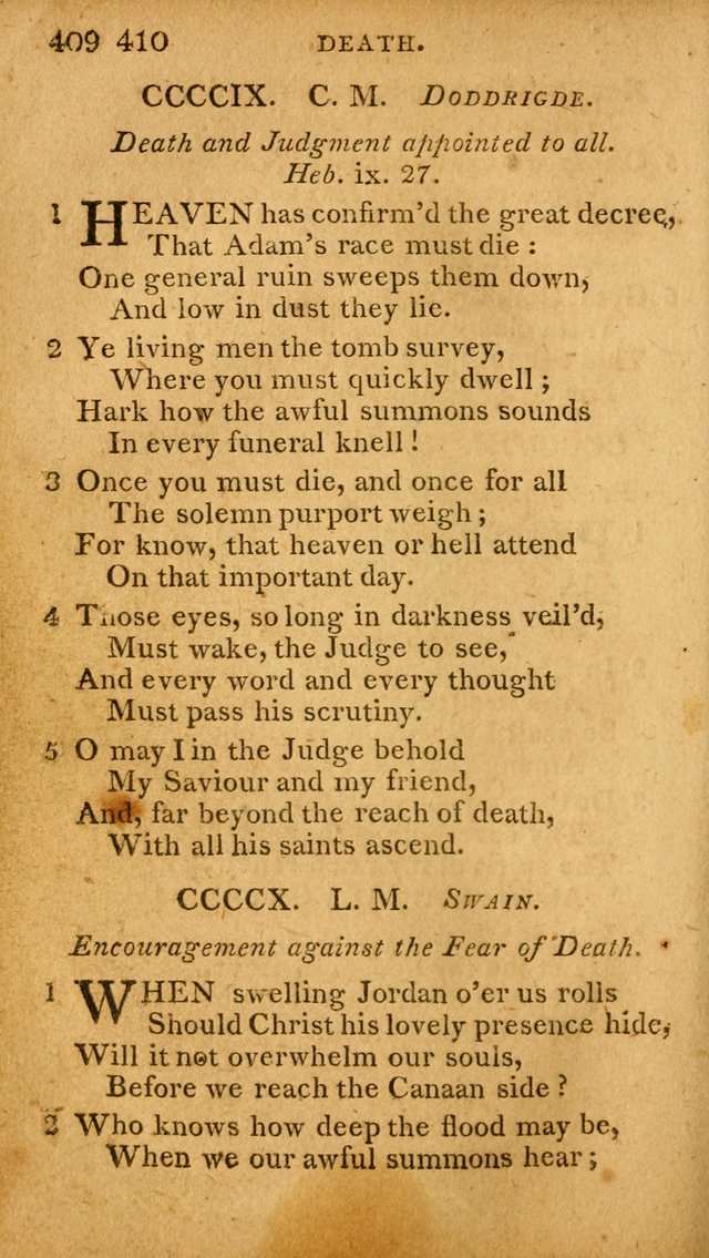 A Selection of Hymns and Spiritual Songs: designed (especially the former part) for the use of congregations as an appendix to Dr. Watt