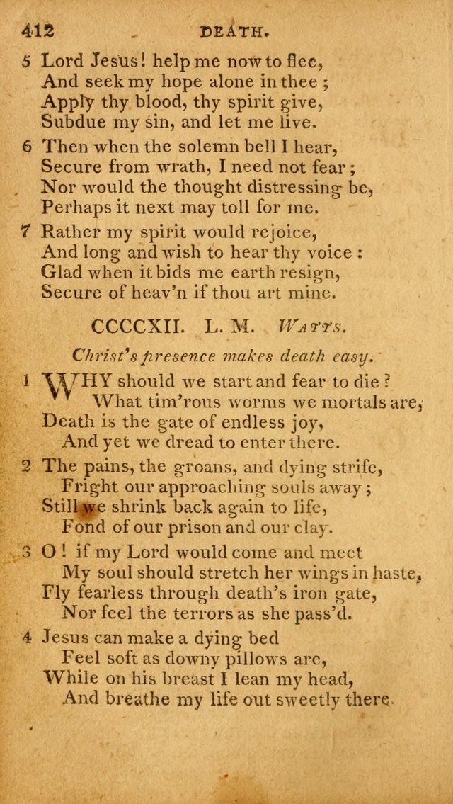 A Selection of Hymns and Spiritual Songs: designed (especially the former part) for the use of congregations as an appendix to Dr. Watt