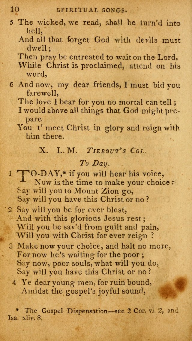 A Selection of Hymns and Spiritual Songs: designed (especially the former part) for the use of congregations as an appendix to Dr. Watt