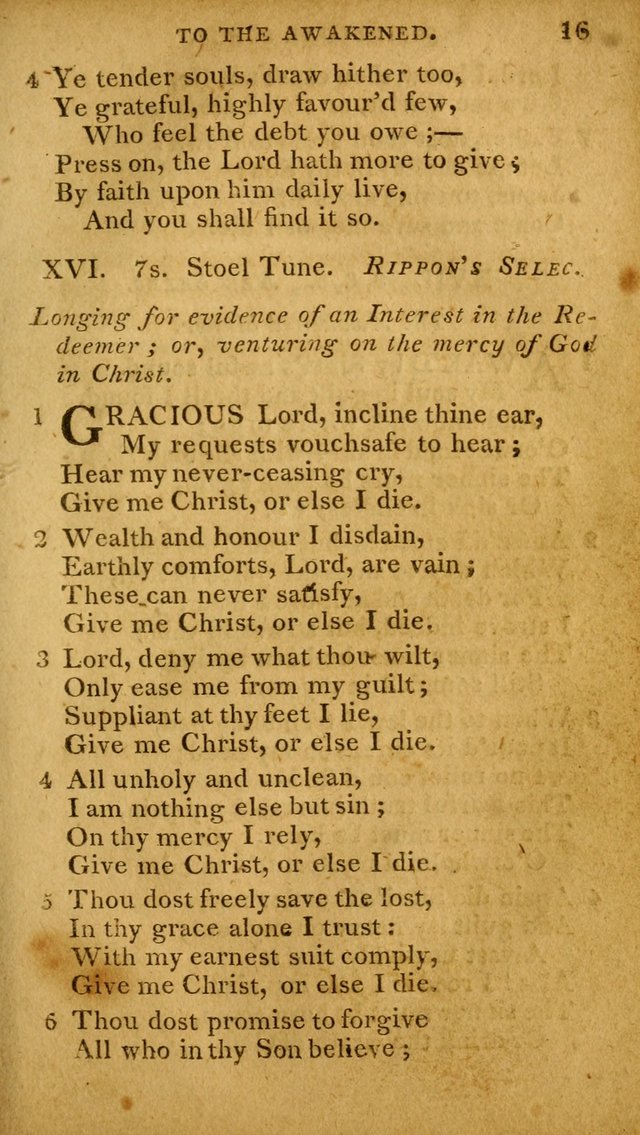 A Selection of Hymns and Spiritual Songs: designed (especially the former part) for the use of congregations as an appendix to Dr. Watt