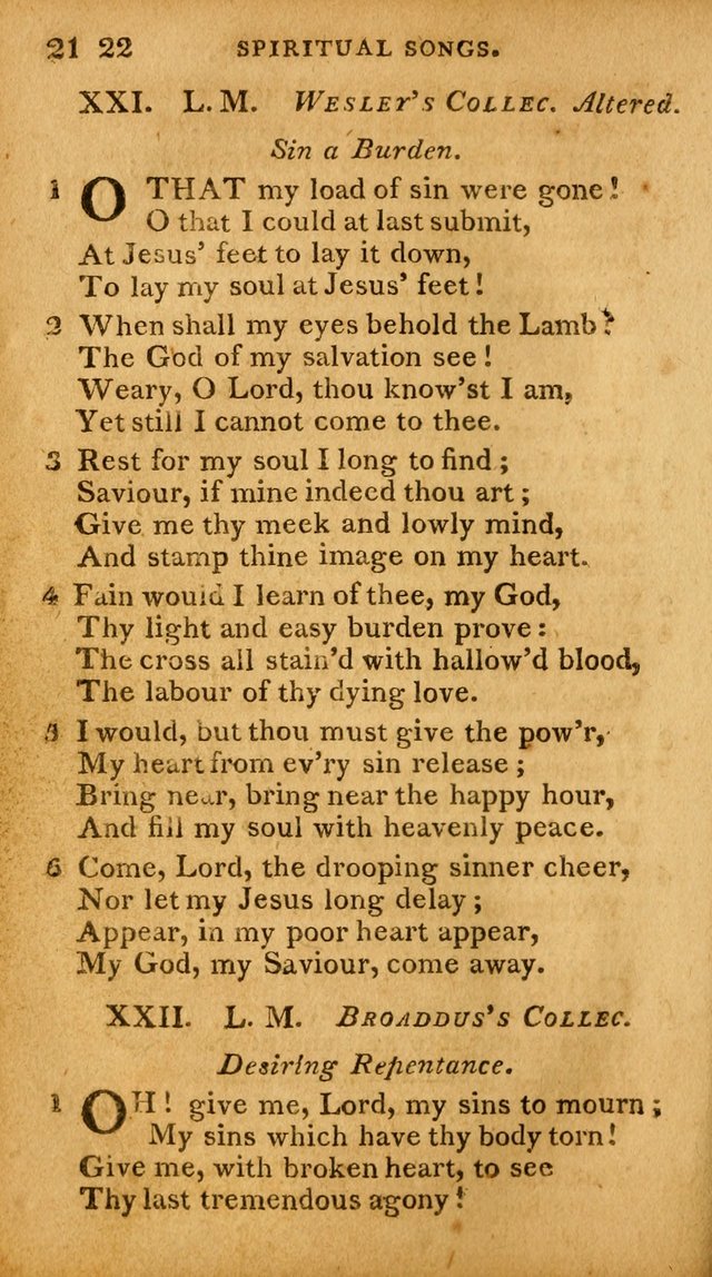 A Selection of Hymns and Spiritual Songs: designed (especially the former part) for the use of congregations as an appendix to Dr. Watt