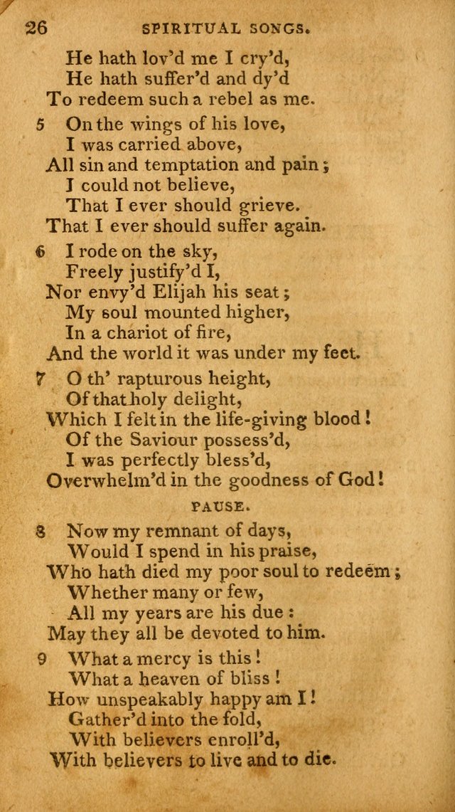 A Selection of Hymns and Spiritual Songs: designed (especially the former part) for the use of congregations as an appendix to Dr. Watt